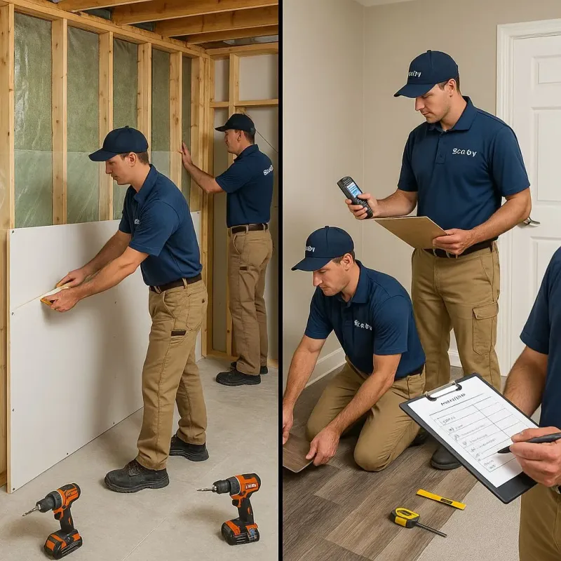 Repairs and Reconstruction process in Woodbridge, CT