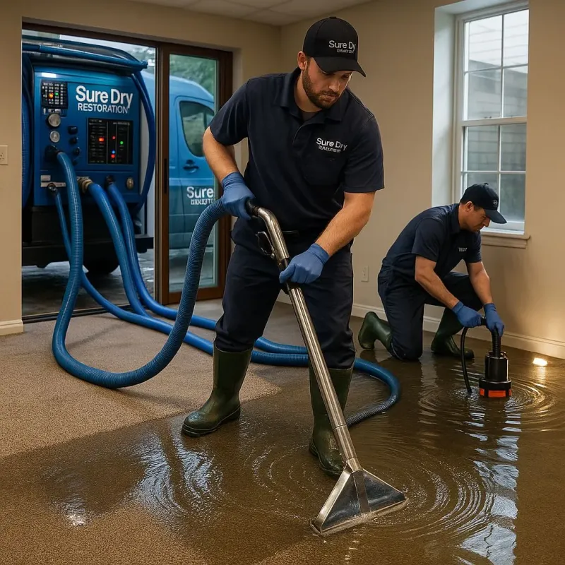 Water Extraction and Removal process in Woodbridge, CT